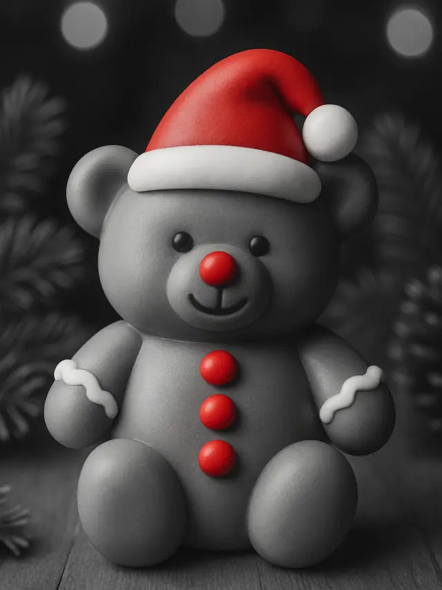 Ourson en Guimauve pour Noël