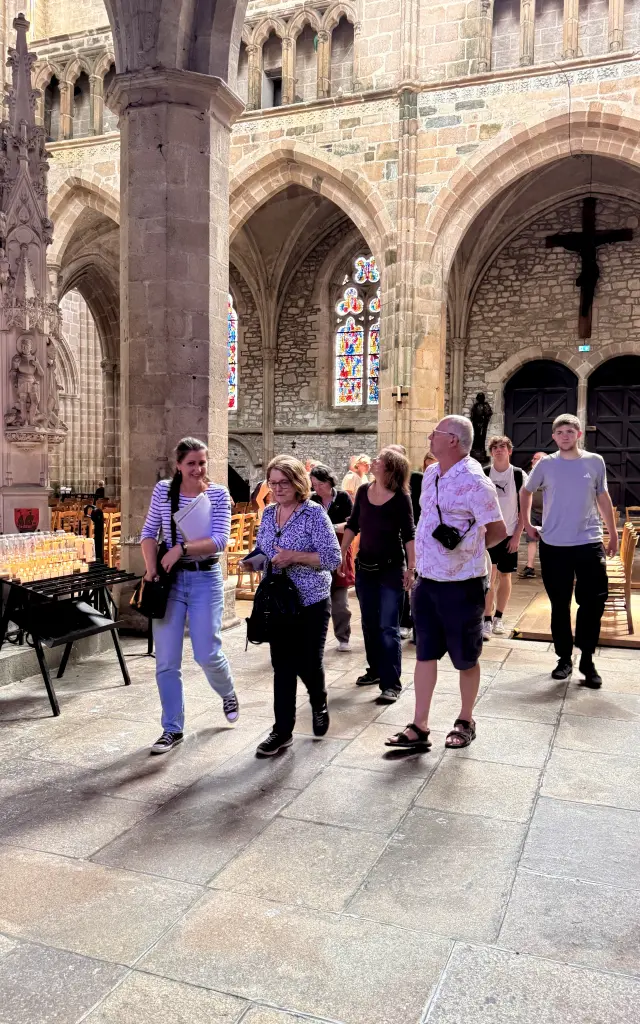Visite guidée groupe Tréguier Cathédrale St Tugdual