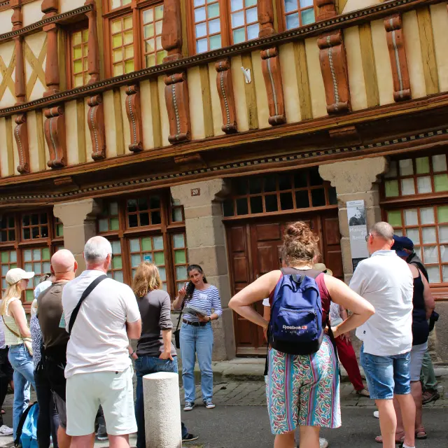 Visite guidée groupe Tréguier Maison Ernest Renan